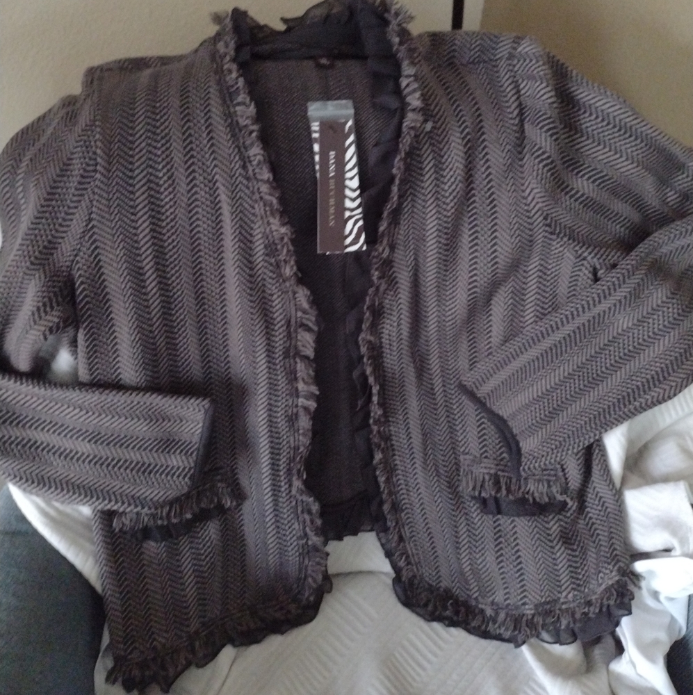 Dana Buchman Open Jacket Blazer